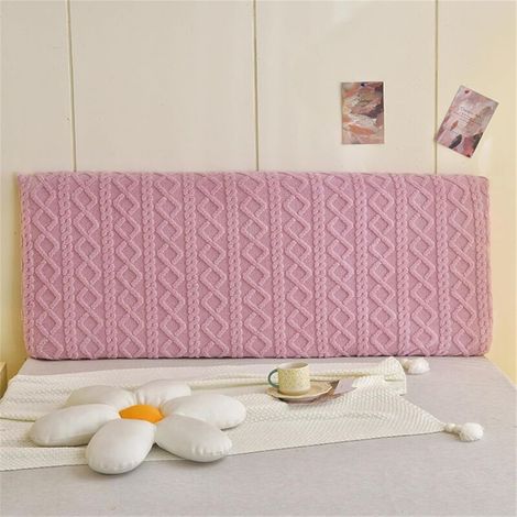 CCYKXA Rose 90cm Stretchable Headboard Cover, Soft and Warm Protective Headboard Cover, Washable Headboard Cover for Single, Double, and King Beds