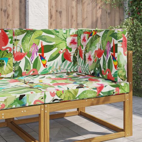 Sofakissen für draußen 3 pcs Bunt Polyester