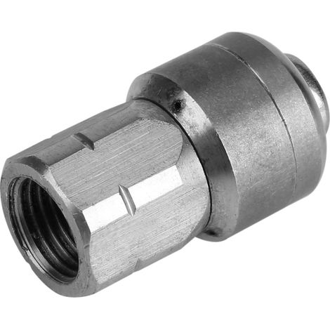 Buse de débouchage de tuyau en acier inoxydable 1/4 rotative pour tuyau d'arrosage (1/5)