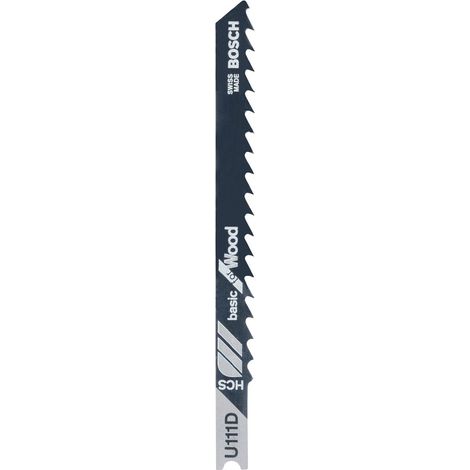 Lame de Scie Sauteuse U 111 D HCS, 4mm Pas, 92mm Longueur, Lot de 3 (1/5)