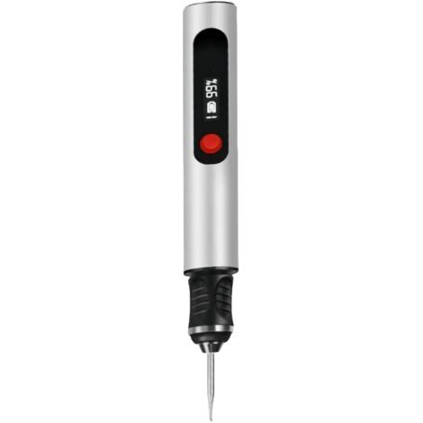 QORVA-Kit d'outils de gravure électrique, stylo de gravure rechargeable sans fil USB, mini outils de sculpture rotatifs avec forets et gabarits