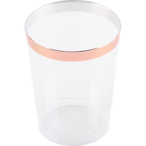 20 pièces gobelets plastique dur 9oz 270ml pour dessert, vin, avion, fêtes et cuisine occidentale (1/5)