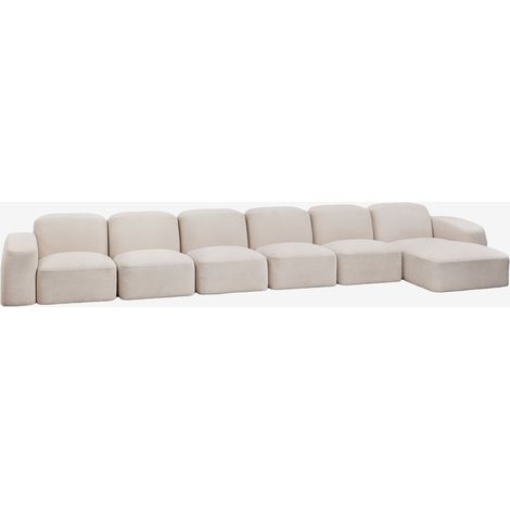 Divano componibile Bastian chaise longue lato destro 6 pezzi SKLUM (1/5)
