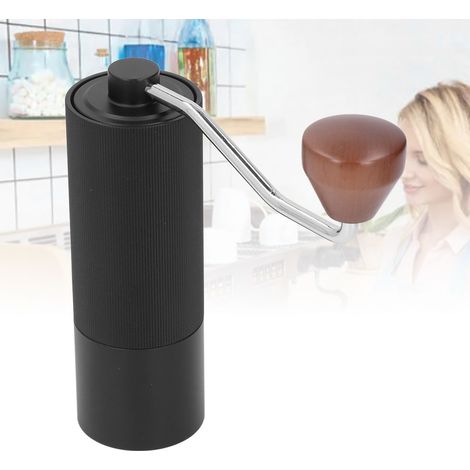 Tragbare, verstellbare Handkaffeemühle – 545 g, Aluminiumlegierung mit Edelstahlkern, ideal für Reisen und Camping (1/5)
