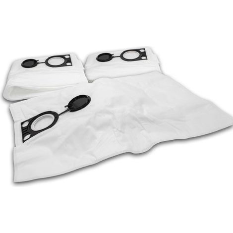 Vhbw – Lot de 20 sacs pour aspirateur Mafell S 25, S 25 M, S 35 M, S 50, S 50 M – Microfibre non tissée – 43cm x 32cm – Blanc - VHBW 20 X