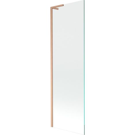 Mexen Next L mampara de bañera 1 ala 60 x 150 cm, transparente, cobre cepillado - 895-060-000-03-00-65 (1/5)