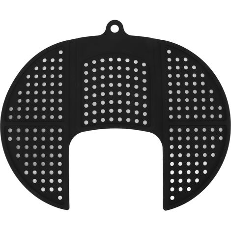Set de 2 couvre-éviers pliables en silicone avec compartiments, facile à installer, pour outils de beauté dans la salle de bain (1/5)
