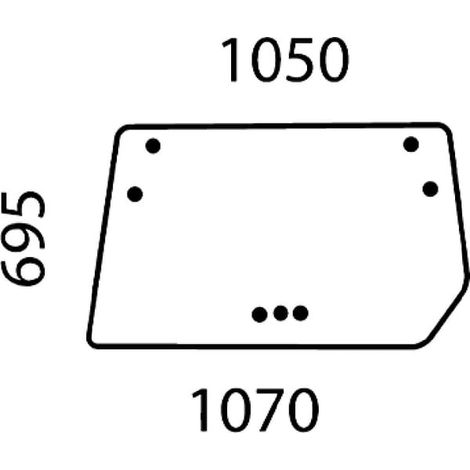 Hinteres Glas UNIVERSAL 04352384N (1/2)