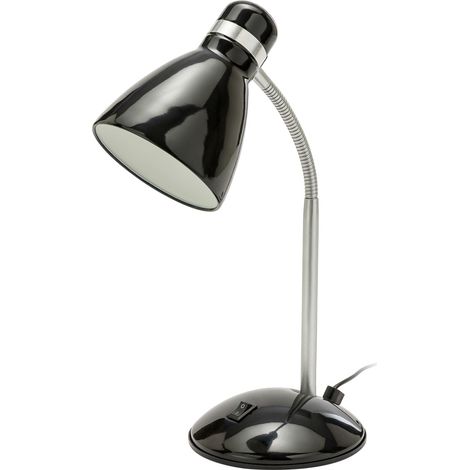 Lampada da Tavolo E27 Velamp Baker 7 w Nera