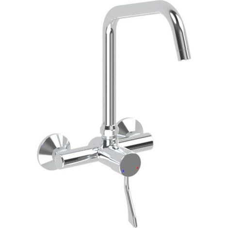 Thermostatische Waschtisch- oder Spülbeckenarmatur mit klinischem Hebel und schwenkbarem Auslauf – Idral 900.39-240 (1/5)