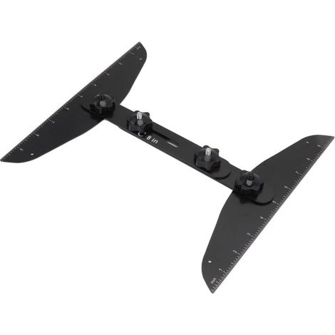 Outil de Gabarit de Marche d'escalier, Jauge de Marche d'escalier Durable et Robuste pour étagères (Robe Lingerie Chat Noir) (1/5)