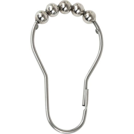 Set aus 12 duschringen aus edelstahl - chrom - Tendance