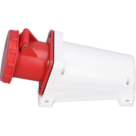 Connecteur avion étanche IP67 5 broches 63A 220-415V prise industrielle pour usine (1/5)