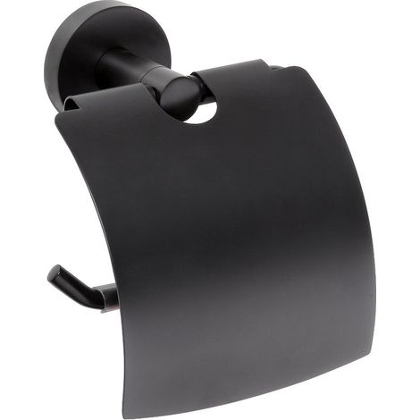 BEMETA Toilettenpapierhalter DARK aus schwarzem Messing 14x9,5x9cm (104112010)