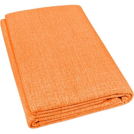 Telo Arredo Tessuto Copritutto Gran Foulard Copridivano Proteggi Letto Poltrona Divano Arancione - 165x265 cm