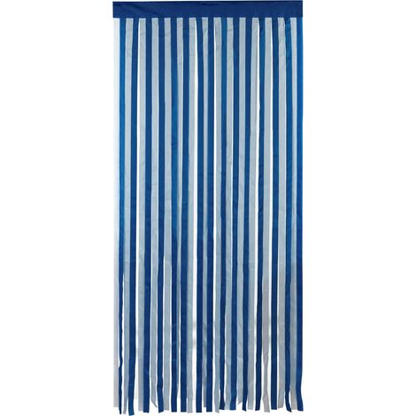 Rideau de Porte Bleu-Blanc (1/5)