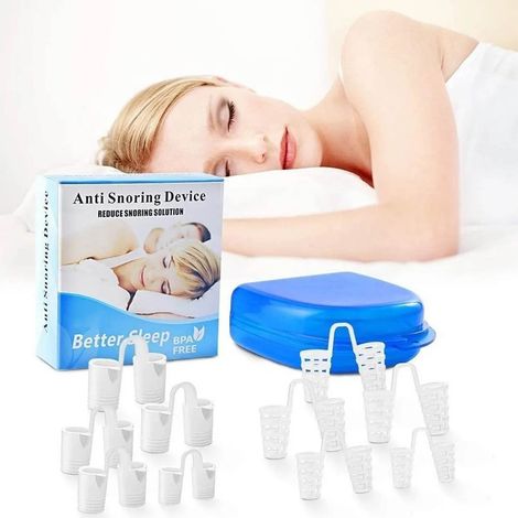 8 Attelles Nasales Anti-Ronflement Réutilisables - Pour un Sommeil Paisible Homme Femme (1/5)