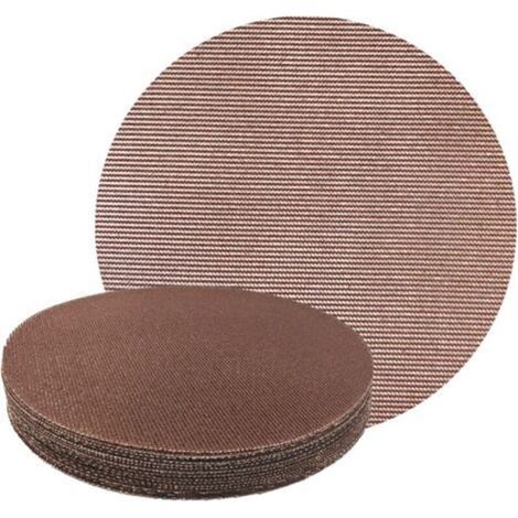 Disque Abrasif - 225 mm - Maille Anti-colmatage - Pour Ponceuse Girafe Murale et Téléscopique - Grain 60 80 120 180 240 - Lot de 25 (1/5)