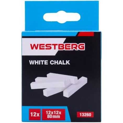 WESTBERG Kreideweiß 12x12x80mm, 12er-Set 13260.01 (1/2)