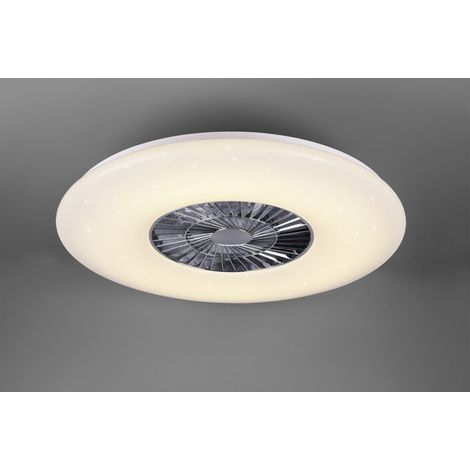 PLAFONIERA C/VENTILATORE LED 58W VISBY 75CM