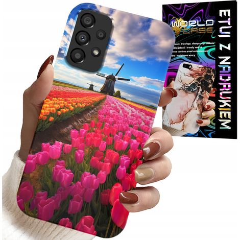 Hülle für Samsung Galaxy A53 5G – Feld bunter Tulpen, Tulpe, Hülle (1/5)