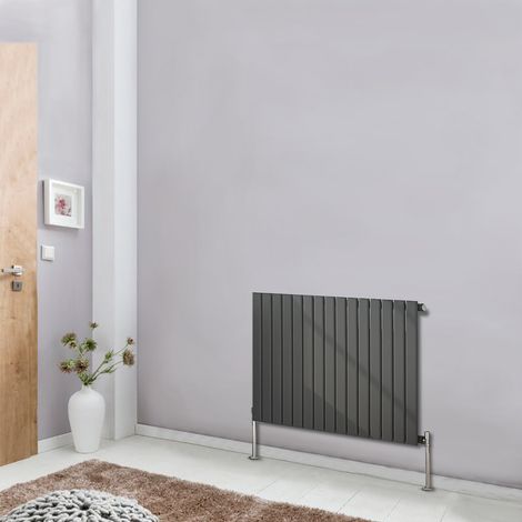 NRG Designer Radiator Flat Panel Central Heating Rads Anthracite Horizontal 600x1020mm Single (1/5)