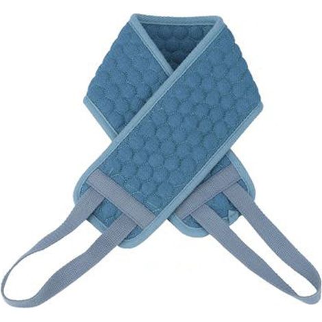 Gant Exfoliant Dos - Double Face Loofah Et Microfibre - Sangle Réglable Pour Accès Facile - 1 Pièce (1/5)