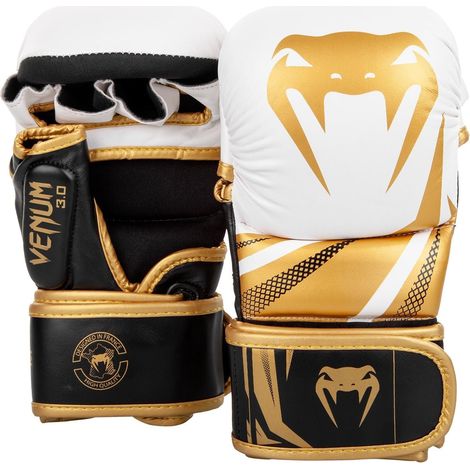 Venum Challenger 3.0 MMA Sparring Handschuhe Weiß/Gold L/XL