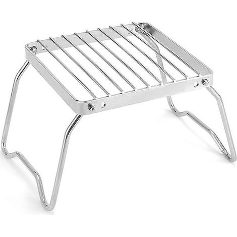 Mini barbecue familial pliable en acier inoxydable pour jardin - (1/5)