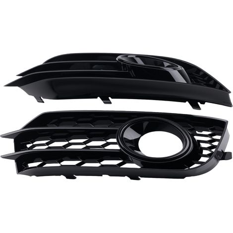 Pair Front Bumper Fog Lamp Grille Cover for Audi A1 8X 1.2 1.4 TFSI 2010-2014 (1/4)