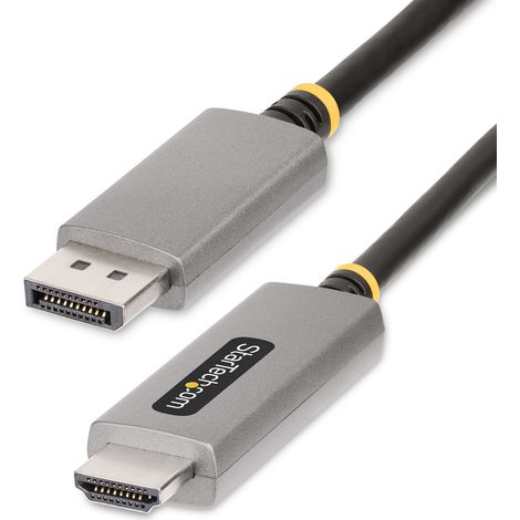 StarTech.com 133DISPLAYPORTHDMI21 cavo e adattatore video Nero, Argento (1/5)