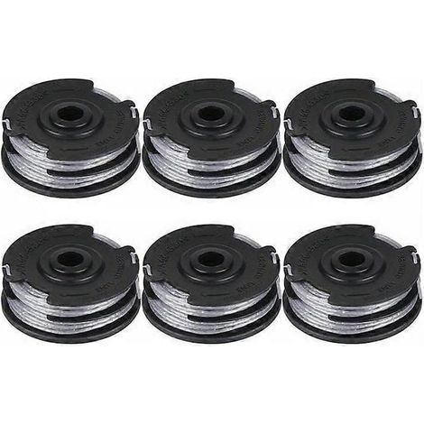 Lot de 6 bobines F016800351 compatibles avec les débroussailleuses Bosch ART 30-36 LI / ART 24 / ART 30 (1/5)