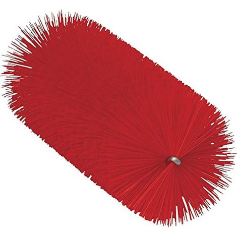 Brosse pour tuyaux - Pour câble flexible - Fibres moyennes - Rouge - 60mm (1/4)