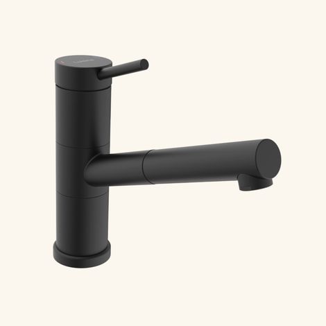 Robinet Douchette Luisina noir mat ALIX (1/3)