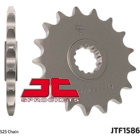 Pignone anteriore JT F1586-17, 17 denti, misura 525 (1/2)