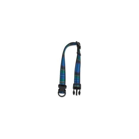 Ancol Adjustable Collar Tartan Blue - med - 785520