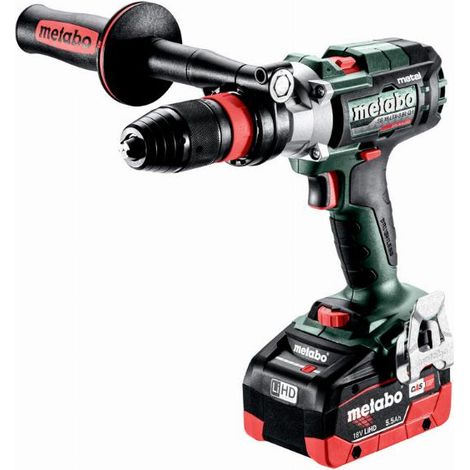 Metabo - Trapano AKU 18V con avvitatore a percussione, 2x batteria 5,5 Ah LiHD, caricabatterie 603182660