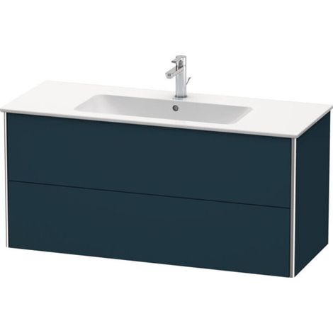 Mueble bajo lavabo XSQUARE 560x1210x478mm Azul medianoche semibrillante (1/4)