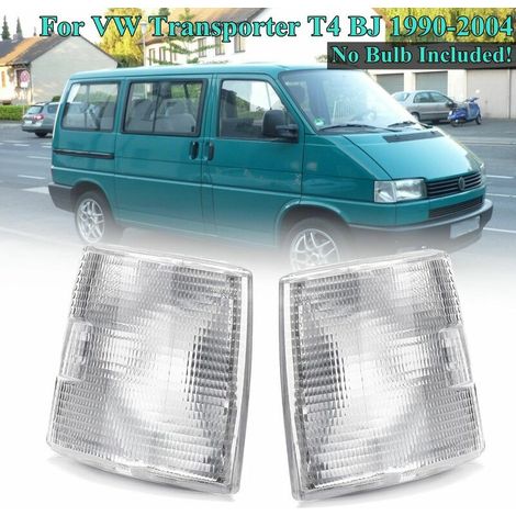 Pair 12V ABS Corner Light Indicator Signal Lamps No Bulb For VW Transporter T4 BJ 1990-2004 (1/3)