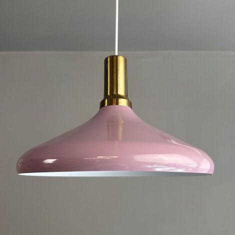 Champion Suspension Luminaire Vintage, Lustre Salon de 35 cm, Lustre Cuisine en Métal, Lampe E27 Vintage pour Chambre, Suspension Luminaire pour Salle à Manger, Couloir, Lila (1/5)