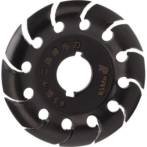 Disque de façonnage pour meuleuse en 12 dents sculpture Contrôle facile Travail fin Enlèvement mat Acier Inoxydable Bois Caoutchouc (1/5)