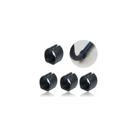 50 piezas de deslizadores de plástico en forma de U para sillas (25 mm), tapas de plástico en forma de U para patas de sillas, fundas para cojines de suelo con abertura para los pies - Crezuo