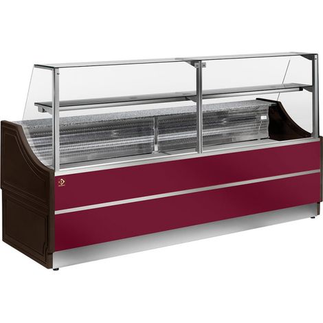 Comptoir vitrine droite réfrigérée ou neutre 90° - Diamond