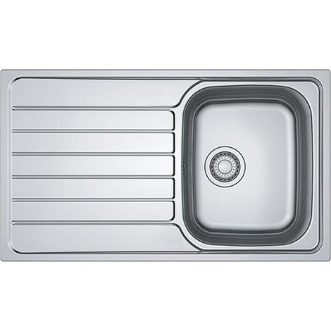 Franke Einbauspüle Spark, SKL 611-86 Edelstahl Leinen (1/3)