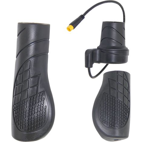 Poignée d'accélérateur demi-tour antidérapante modifiée avec bouchon étanche pour conversion de vélo/scooter électrique 20X (1/5)