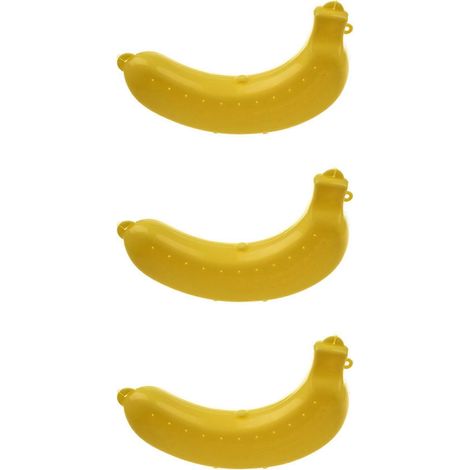 Schützende Aufbewahrungsbox für 3 Bananen, Bananenbox für den Außenbereich, perfektes Design. (1/5)