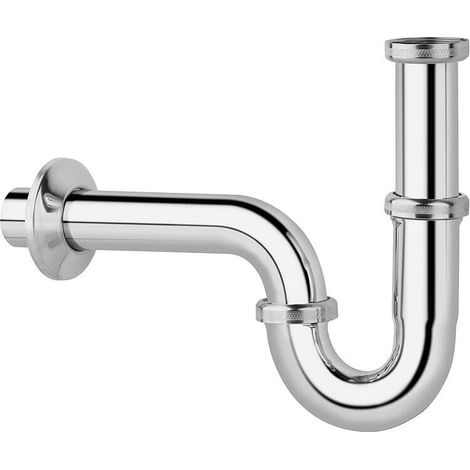 Siphon de bidet laiton chromé réglable - 1'1/4 - Ø 32 mm