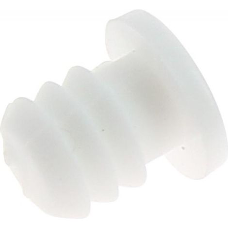 Amortisseur pour charnières invisibles classiques - Butée de porte à perçer en plastique blanc. les 100 pièces - HETTICH FRANCE SCS (1/2)