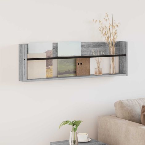 Magazinregal Graues Sonoma 100 x 12 x 30 cm Holzwerkstoff