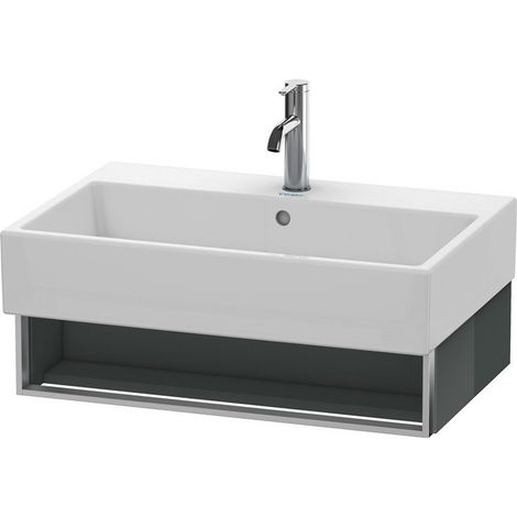 Meuble sous-vasque VERO AIR 155x684x431mm Gris Doloaveci brillant